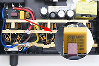 科雅X2安規電容104K310V用于飛利浦氮化鎵快充延長線插座